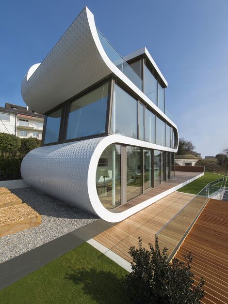 The Minergie-certified Flex House in Zurich, Switzerland.